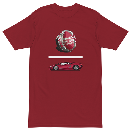 Rings Over Lambos "Equation (Crimson)" Shirt