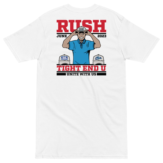 Tight End University "Rush TEU" Shirt