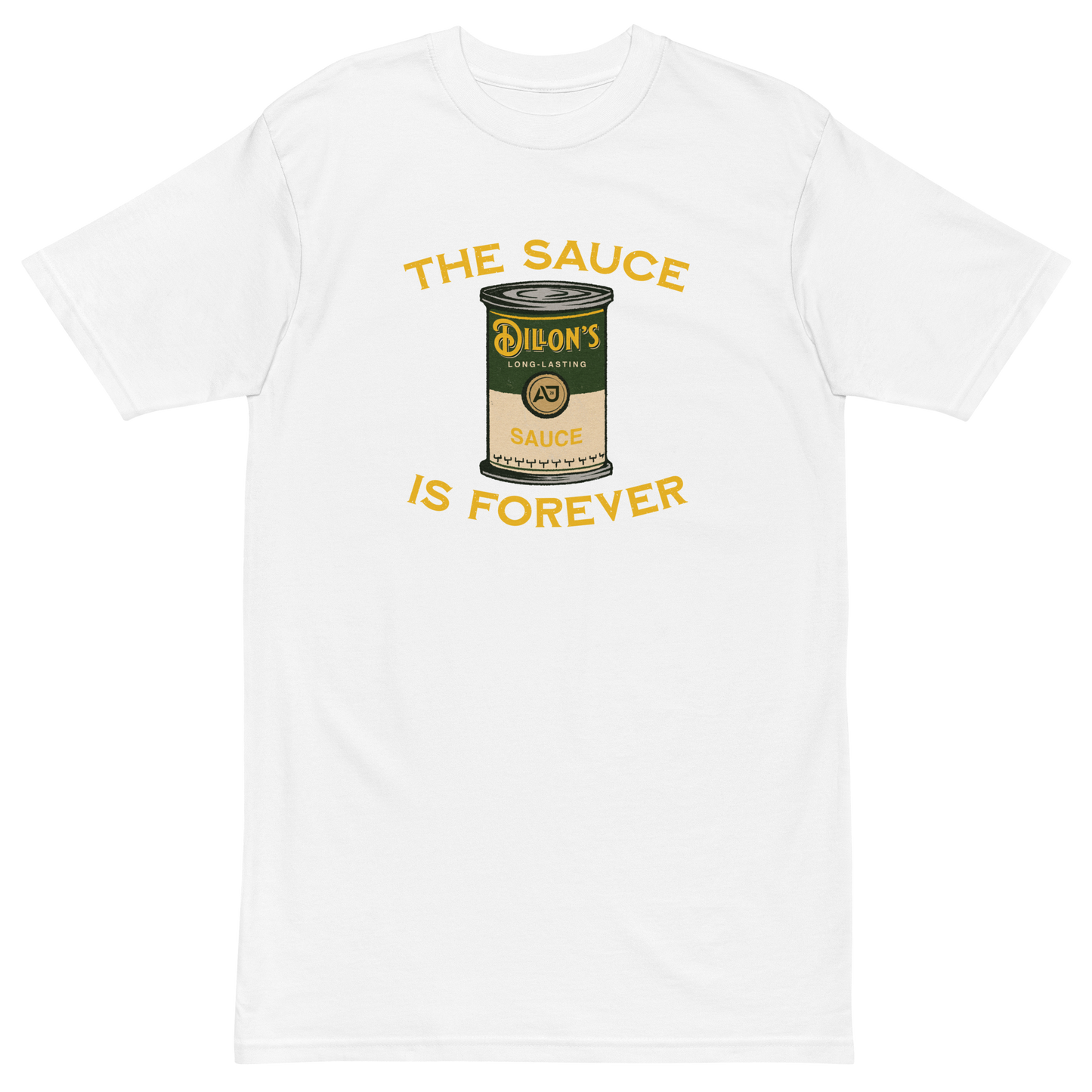 AJ Dillon "Sauce Can" T-Shirt White