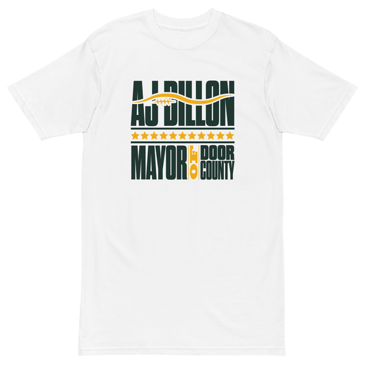 AJ Dillon "Mayor of Door County" T-Shirt White