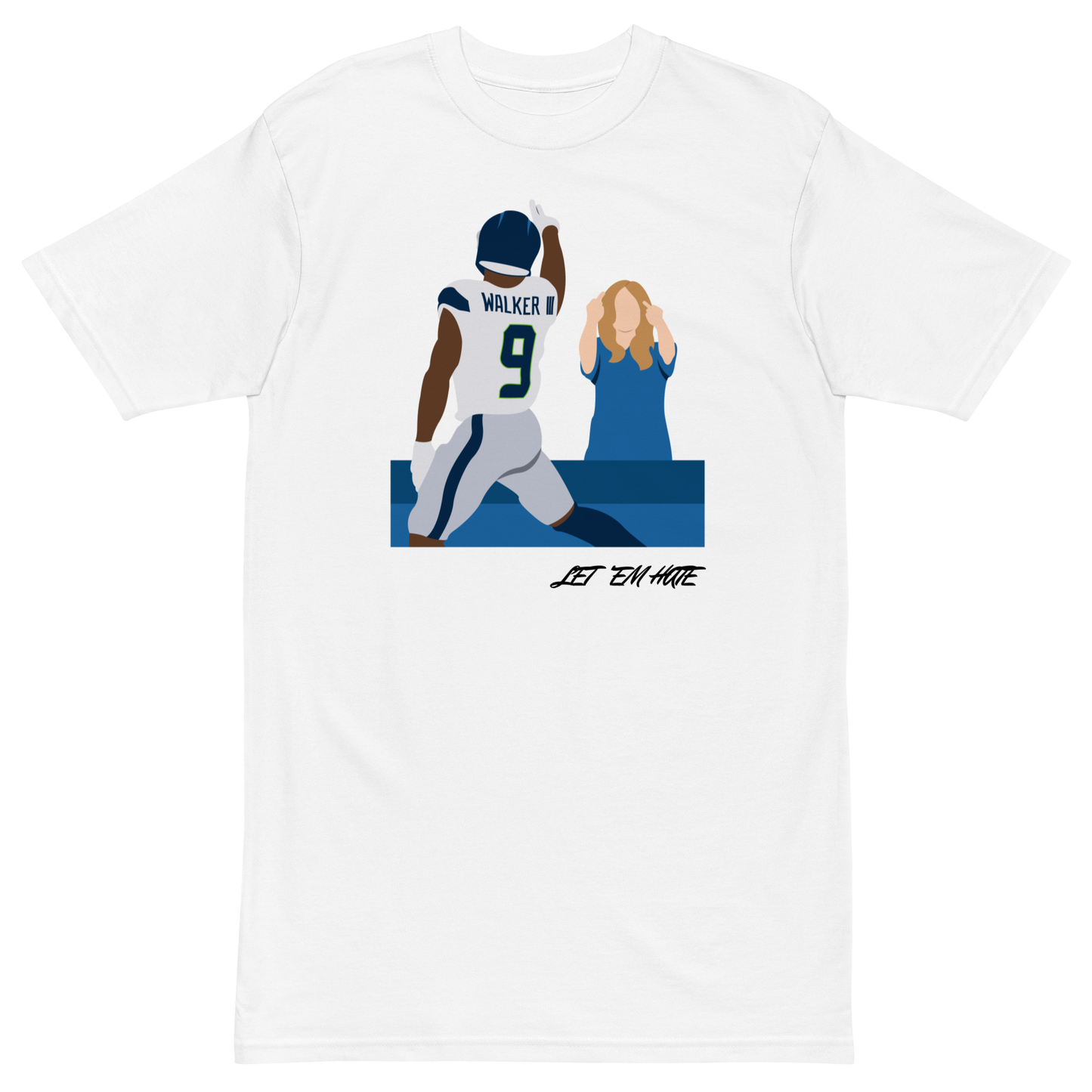 Kenneth Walker III "Let 'em Hate" Shirt