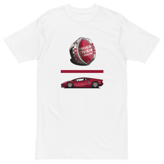 Rings Over Lambos "Equation (White)" Shirt