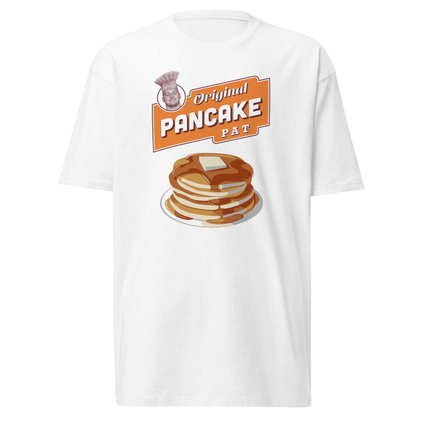 Patrick Ricard "Pancake Pat" T-shirt White