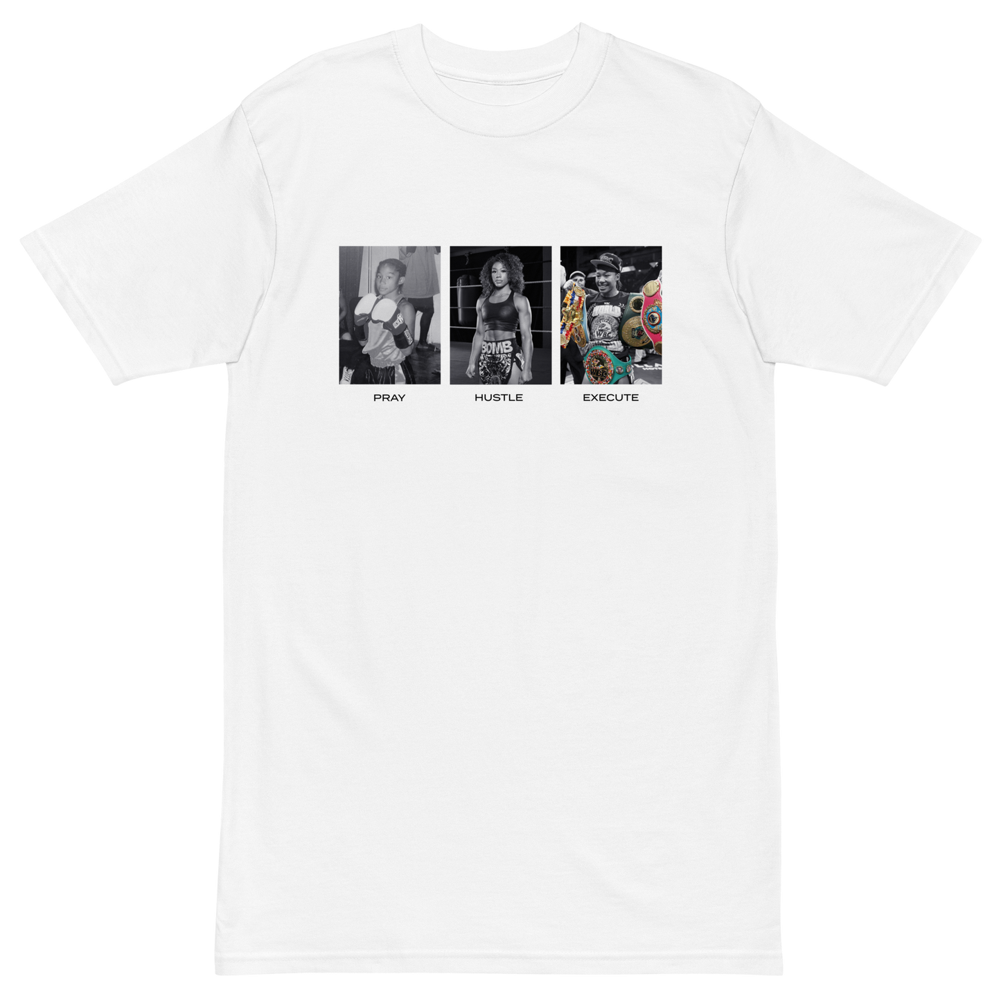 Alycia Baumgardner "Pray, Hustle, Execute" Shirt