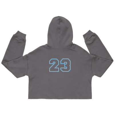 Kenny Moore Women's Crop Top Hoodie