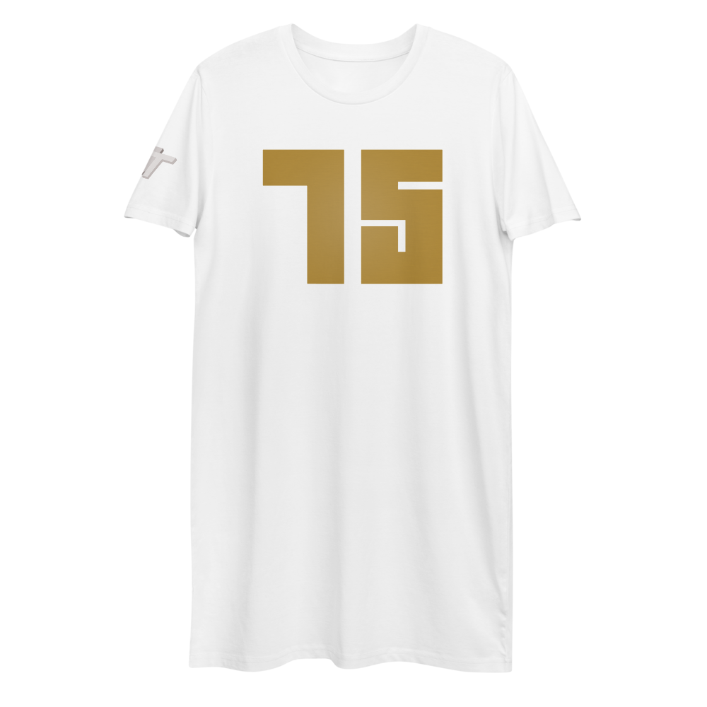 Jawaan Taylor Jersey Dress White