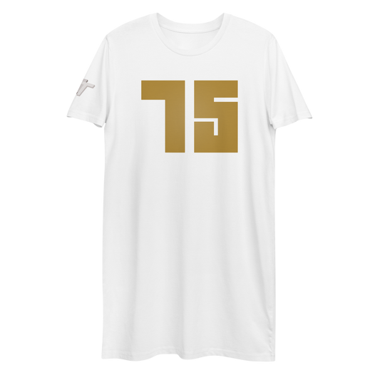 Jawaan Taylor Jersey Dress White