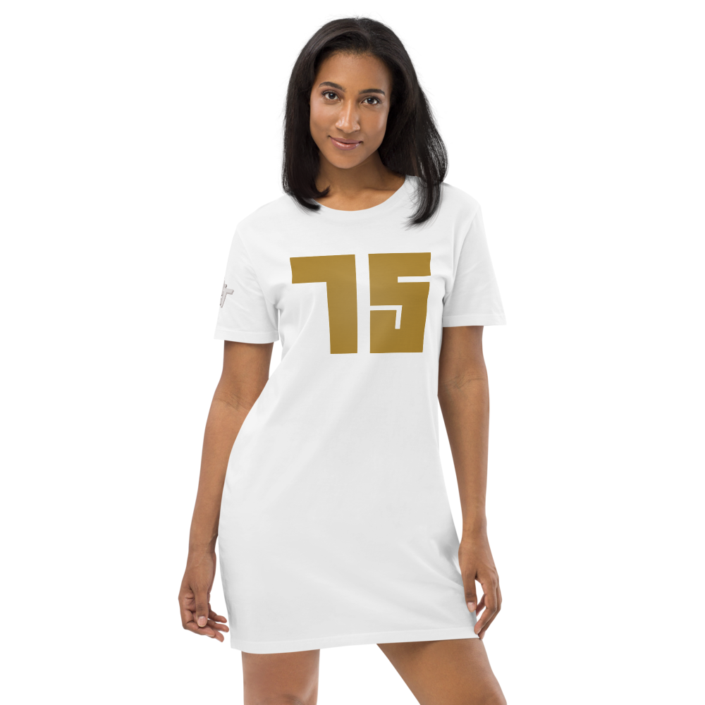 Jawaan Taylor Jersey Dress White