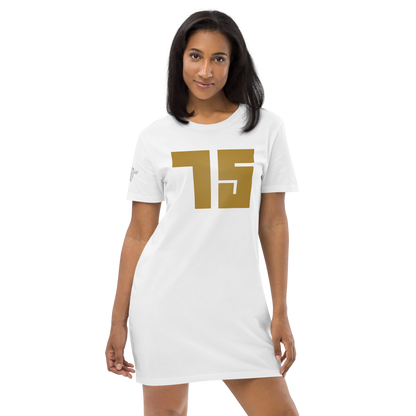 Jawaan Taylor Jersey Dress White