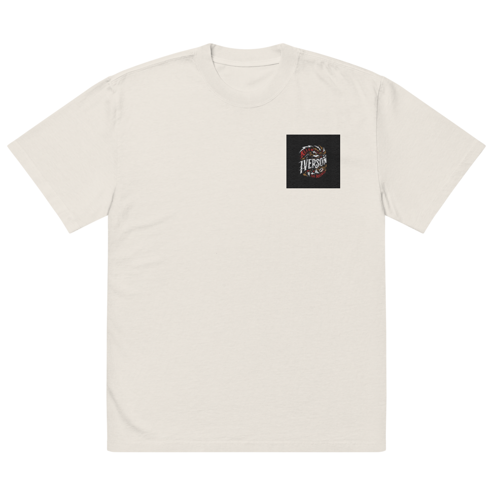 Nish Test "Nish" Oversized Faded T-Shirt | AS Colour 5082