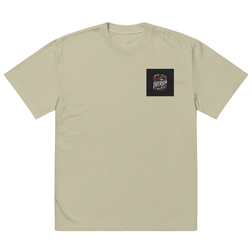 Nish Test "Nish" Oversized Faded T-Shirt | AS Colour 5082