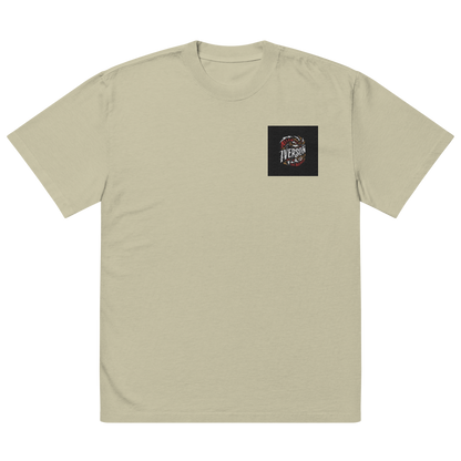 Nish Test "Nish" Oversized Faded T-Shirt | AS Colour 5082