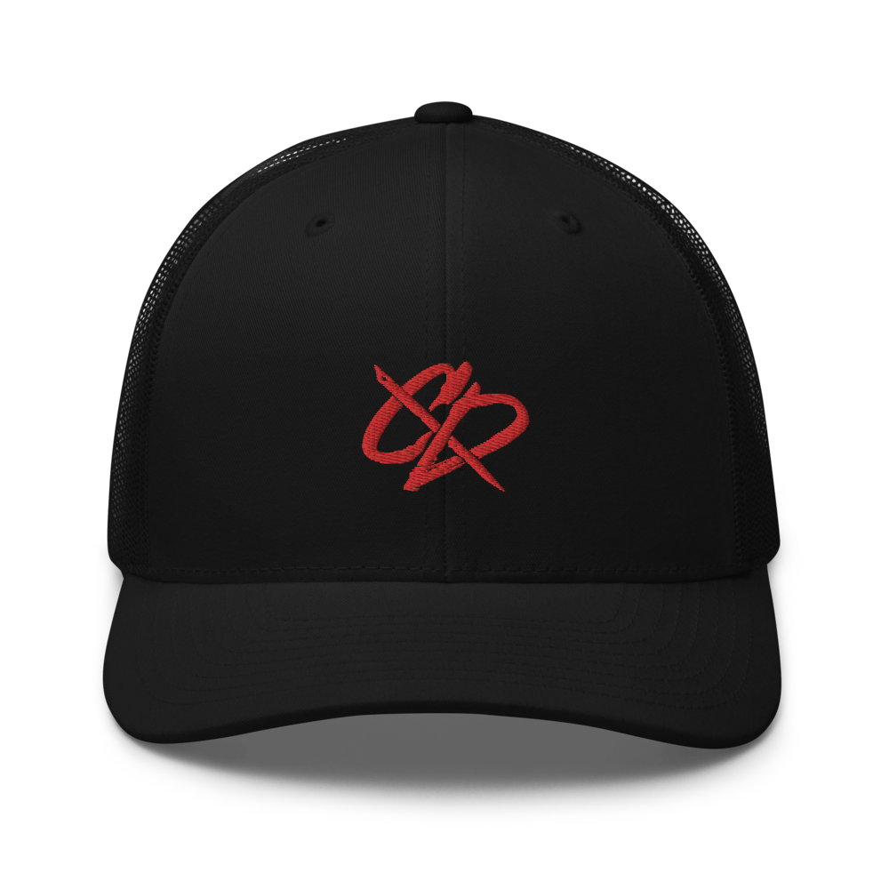 Cam Dantzler Red "Logo" Trucker Hat
