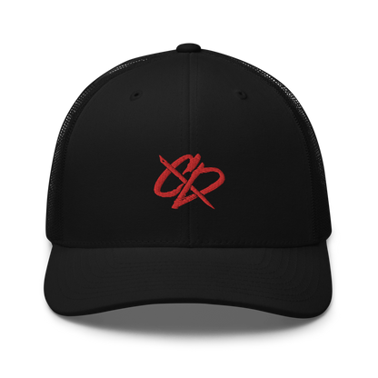 Cam Dantzler Red "Logo" Trucker Hat