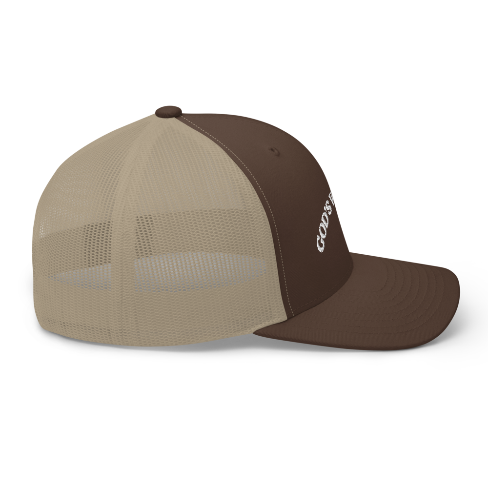 Jacob Phillips "God's Warrior" Mesh Hat Brown