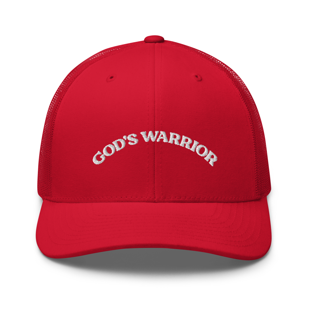Jacob Phillips "God's Warrior" Mesh Hat Red