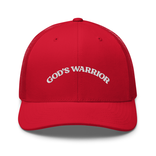 Jacob Phillips "God's Warrior" Mesh Hat Red