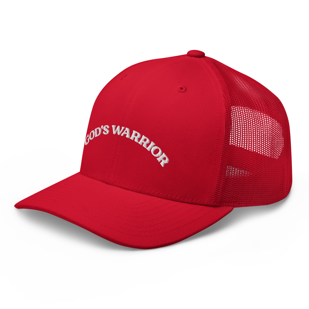 Jacob Phillips "God's Warrior" Mesh Hat Red