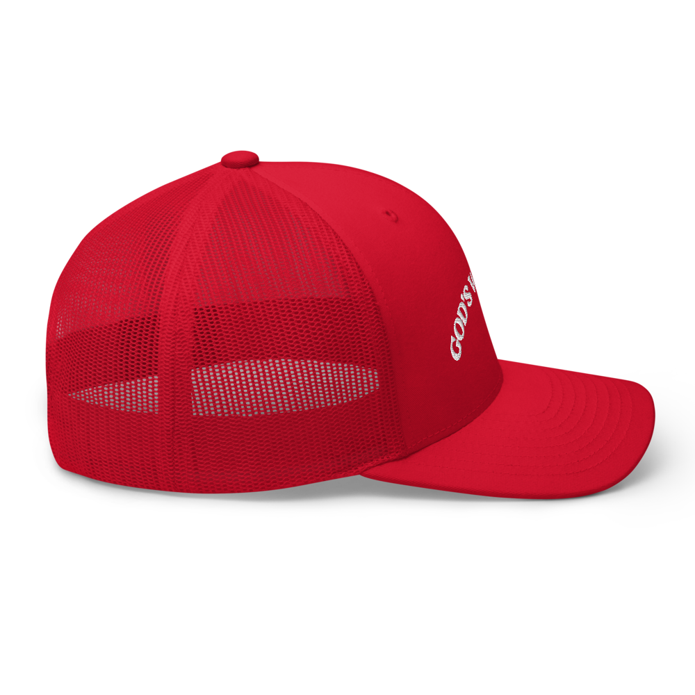 Jacob Phillips "God's Warrior" Mesh Hat Red