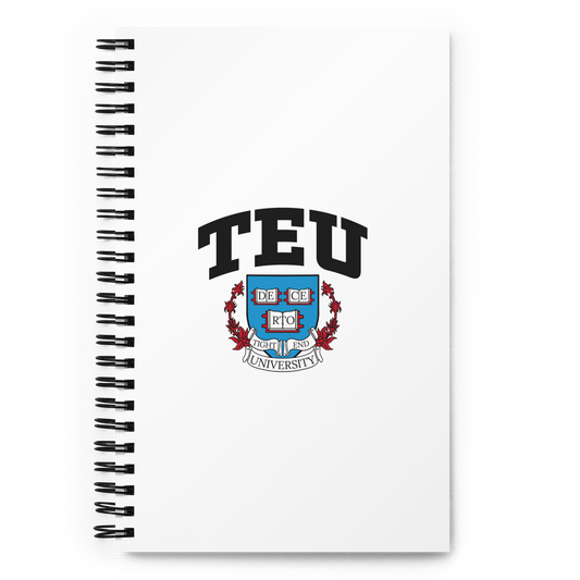 Tight End University Spiral Notebook