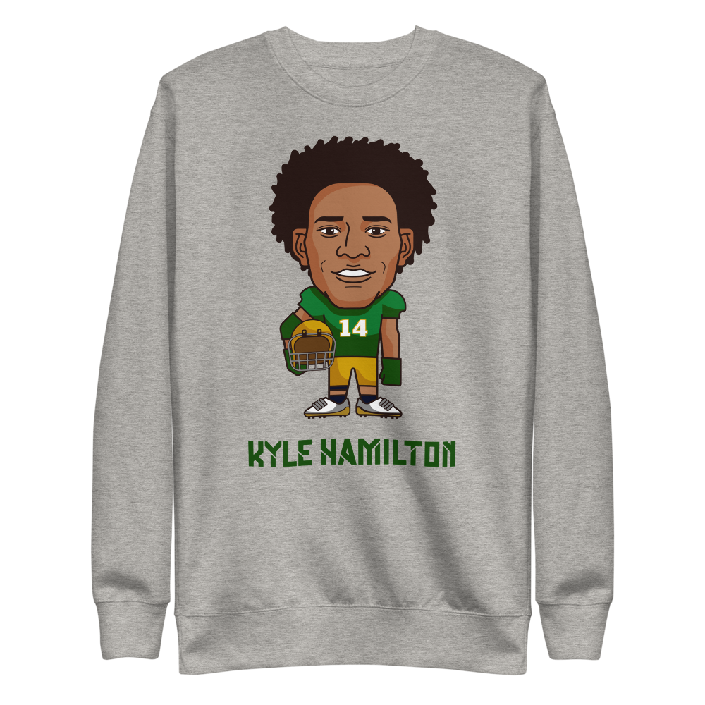 Kyle Hamilton "Big Head" Sweatshirt (Grey)