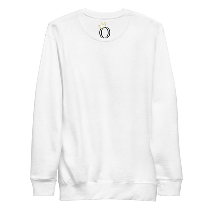 Ovie Oghoufo "Crown" Pullover White