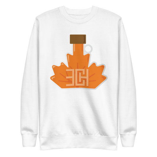 Chuba Hubbard "Maple Syrup" Sweatshirt White