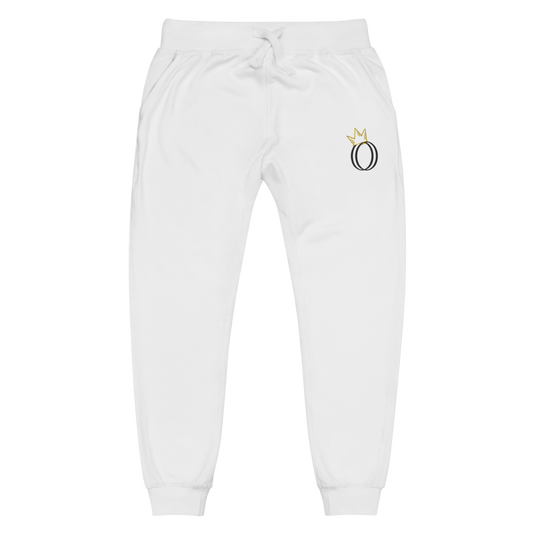 Ovie Oghoufo "Signature" Fleece Sweatpants White
