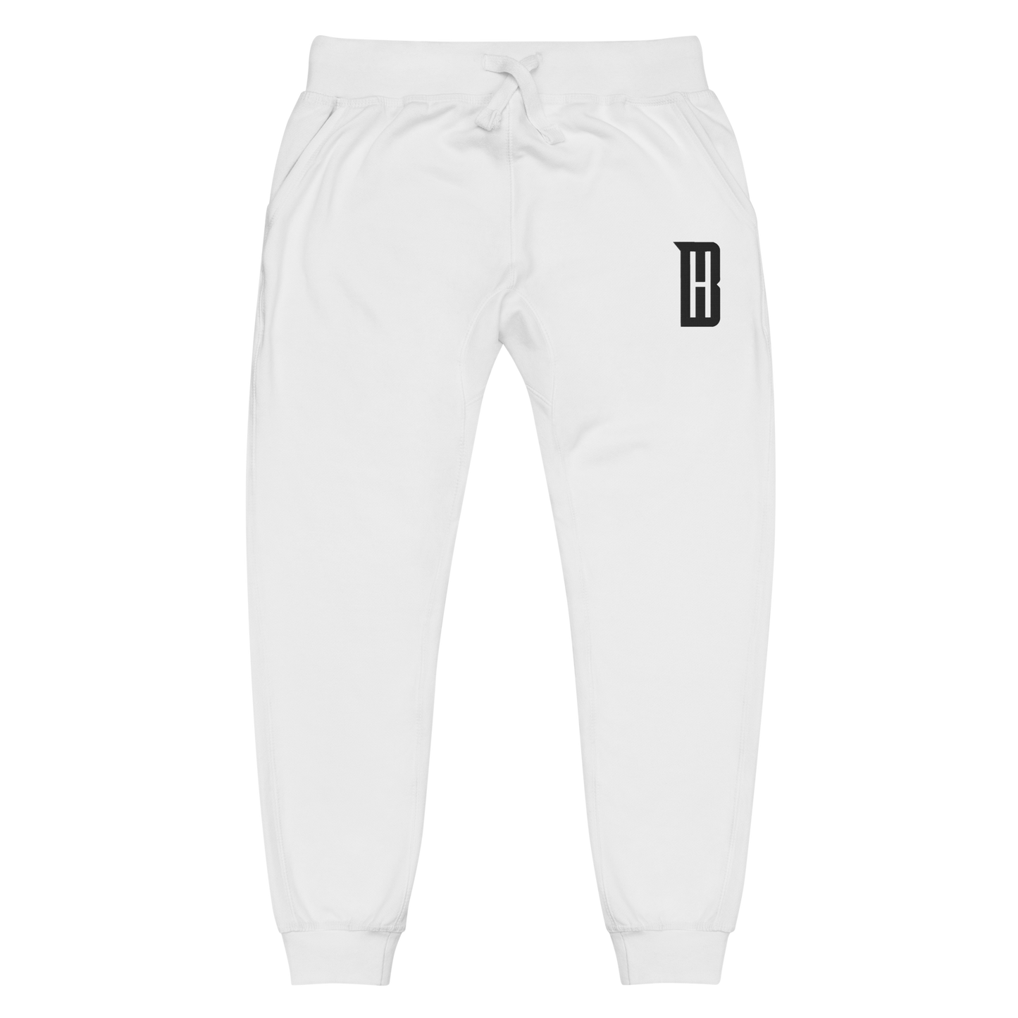 Bryce Hall "Signature" Fleece Sweatpants White