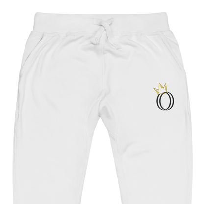 Ovie Oghoufo "Signature" Fleece Sweatpants White