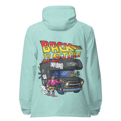 Casey Willax "Back to the Stoke" Illustration Windbreaker