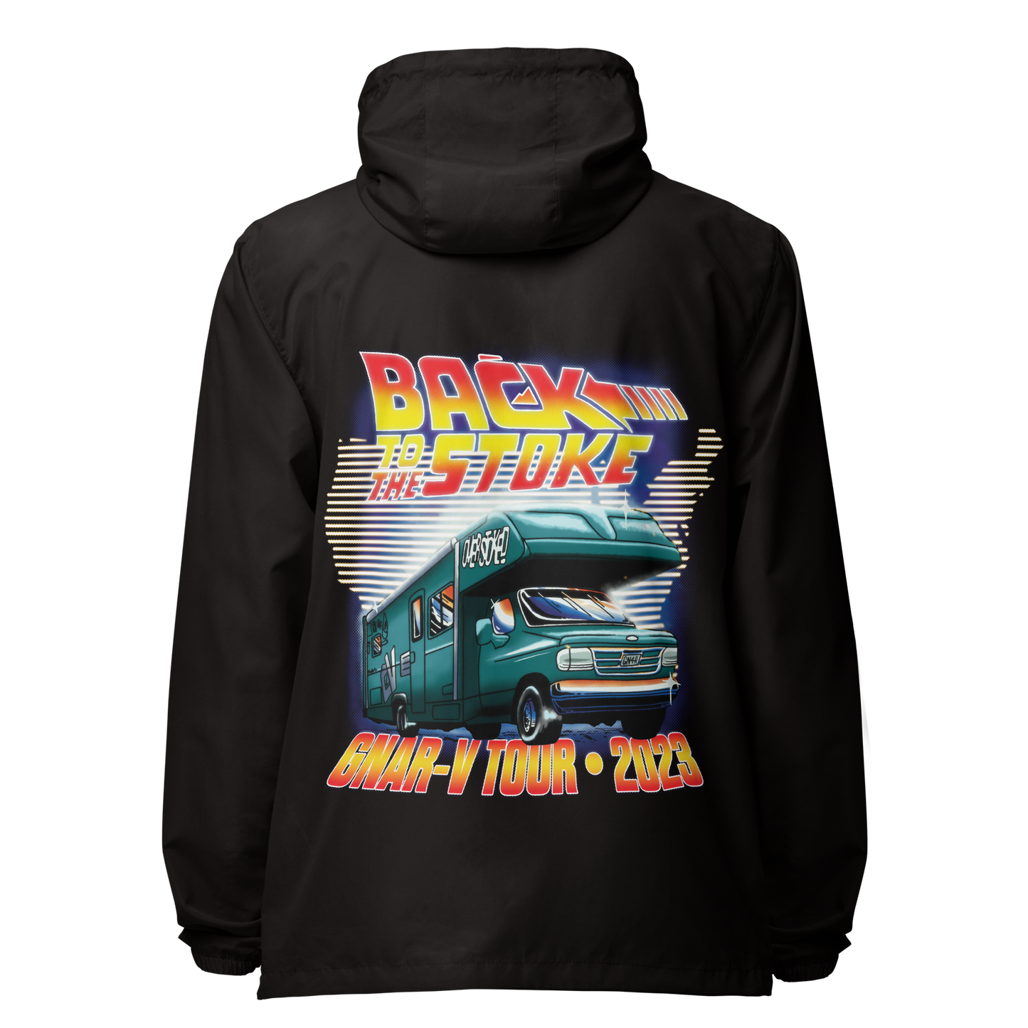 Casey Willax "Back to the Stoke" Movie Poster Windbreaker