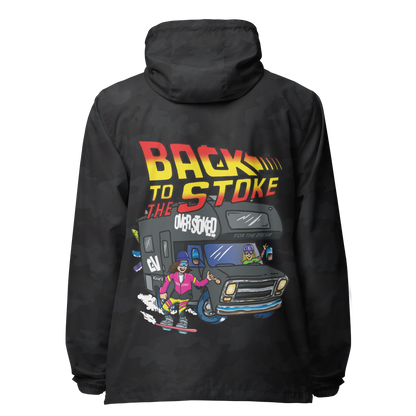 Casey Willax "Back to the Stoke" Illustration Windbreaker