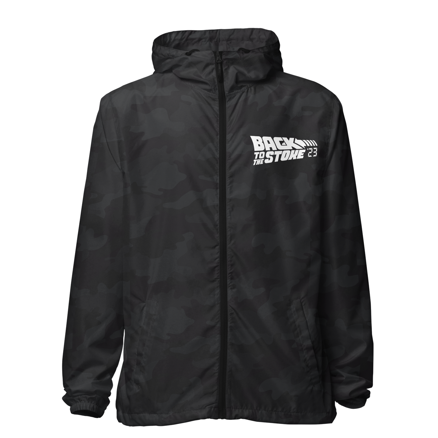 Casey Willax "Back to the Stoke" Movie Poster Windbreaker