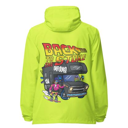 Casey Willax "Back to the Stoke" Illustration Windbreaker