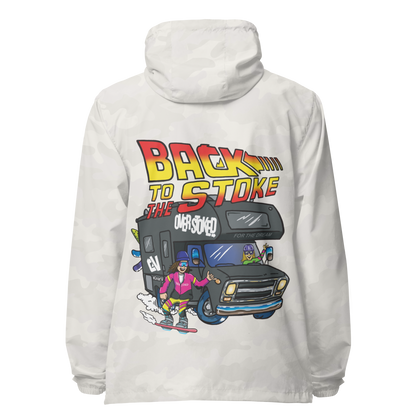 Casey Willax "Back to the Stoke" Illustration Windbreaker