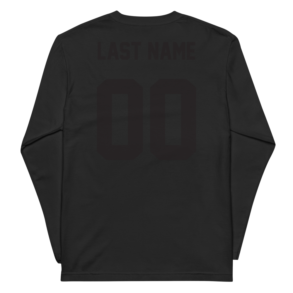 Athlete Name "Varsity" Unisex Long Sleeve T-Shirt | Printstar 00102-CVL