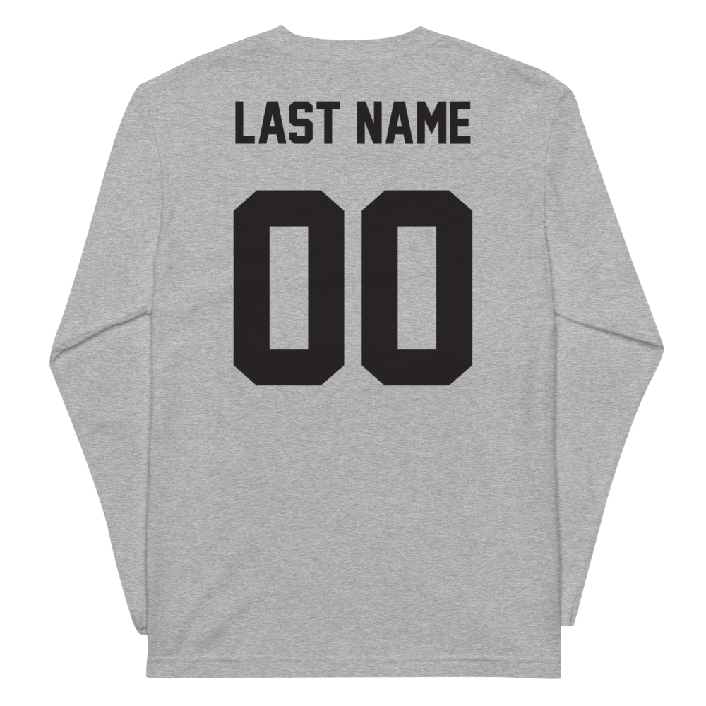 Athlete Name "Varsity" Unisex Long Sleeve T-Shirt | Printstar 00102-CVL