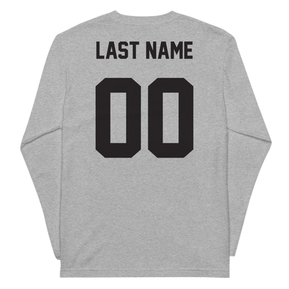 Athlete Name "Varsity" Unisex Long Sleeve T-Shirt | Printstar 00102-CVL