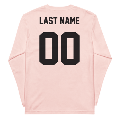 Athlete Name "Varsity" Unisex Long Sleeve T-Shirt | Printstar 00102-CVL