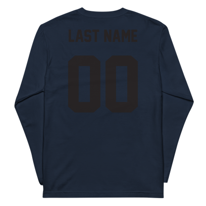 Athlete Name "Varsity" Unisex Long Sleeve T-Shirt | Printstar 00102-CVL
