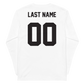 Athlete Name "Varsity" Unisex Long Sleeve T-Shirt | Printstar 00102-CVL