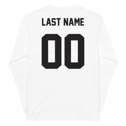 Athlete Name "Varsity" Unisex Long Sleeve T-Shirt | Printstar 00102-CVL