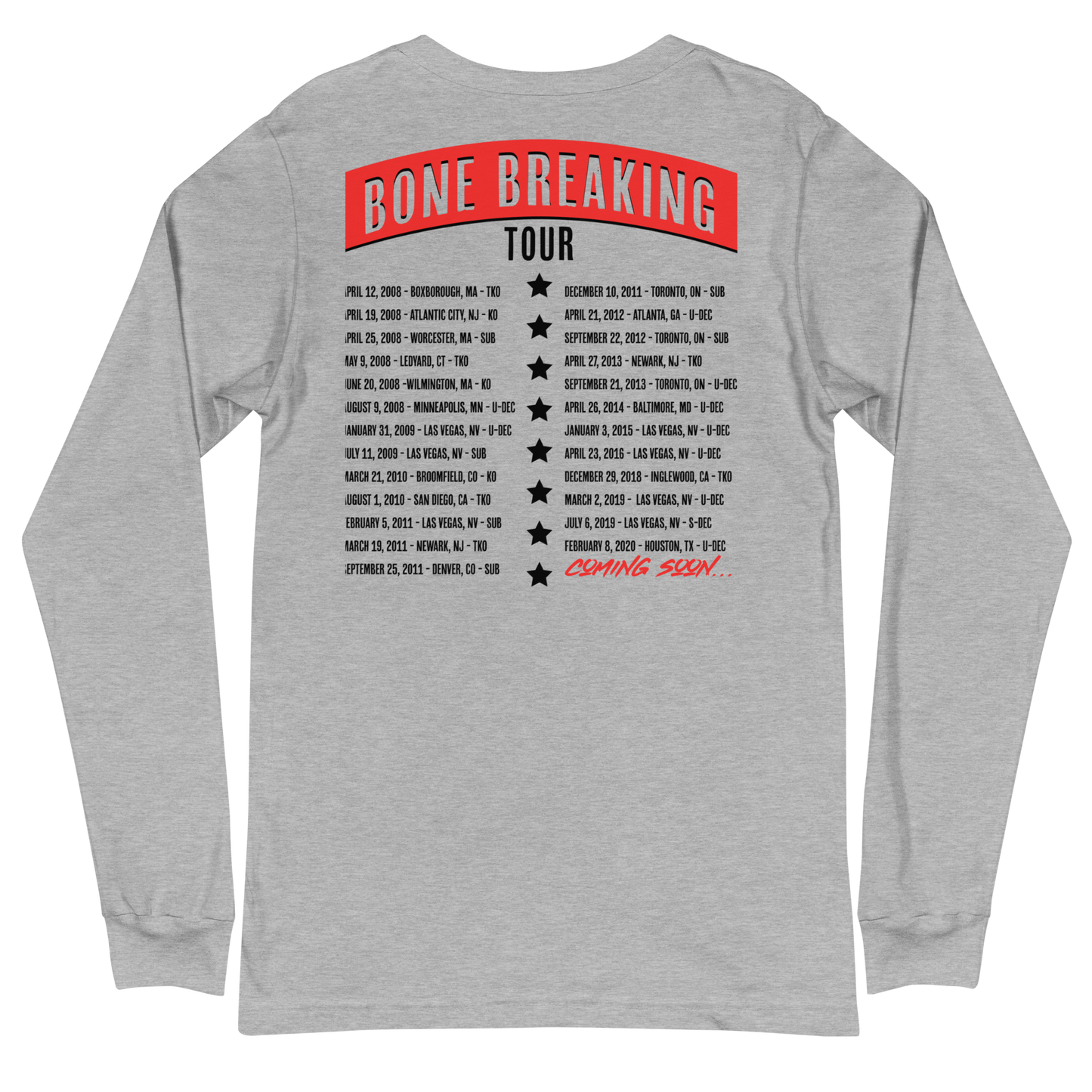 Jon Jones "GOAT" Long Sleeve