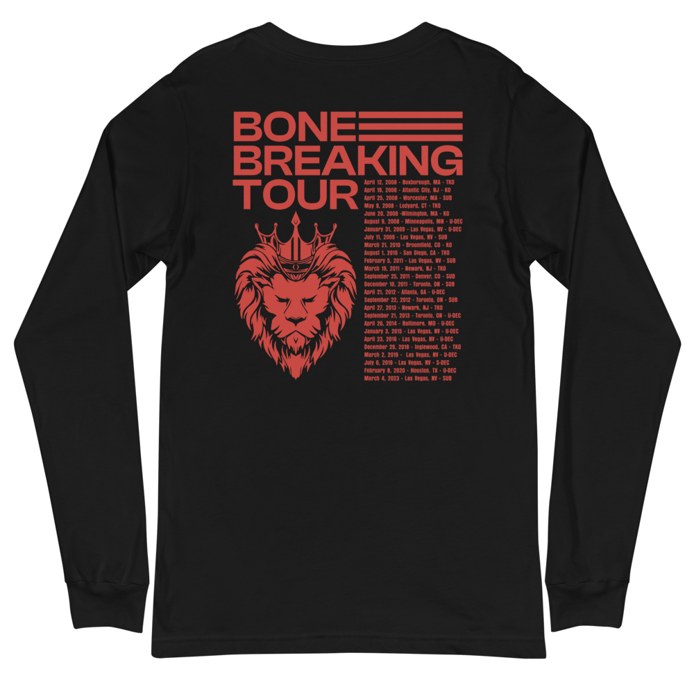 Jon Jones "Bone Breaking Tour" Long Sleeve