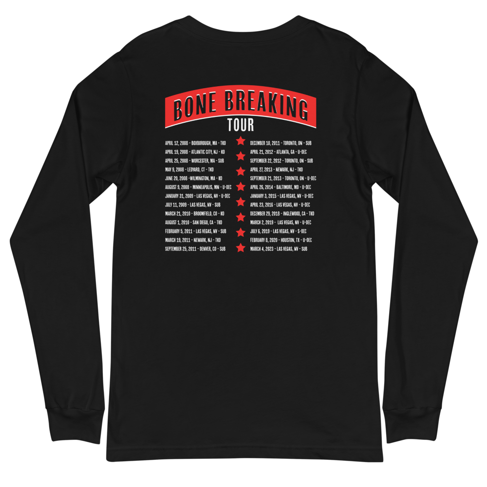 Jon Jones "Bone Breaking Tour" Long Sleeve