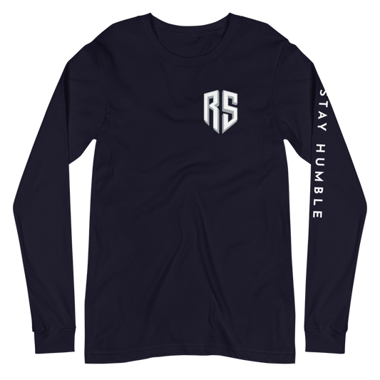 Rigo Sanchez "Stay Humble" Long Sleeve T-shirt Navy