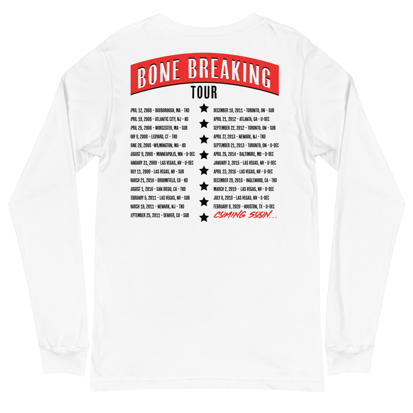 Jon Jones "GOAT" Long Sleeve