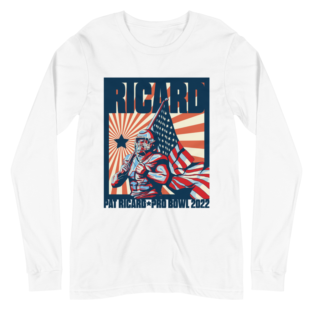 Patrick Ricard "Pro Bowl' Long Sleeve White