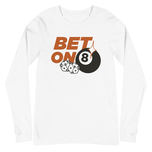 Xavier Worthy "Bet on 8" Long Sleeve Shirt